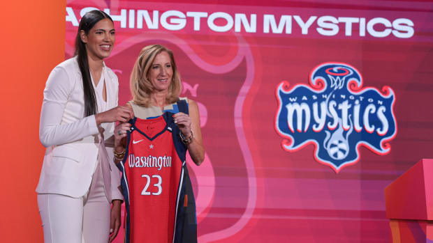 Stephanie Soares at the WNBA draft